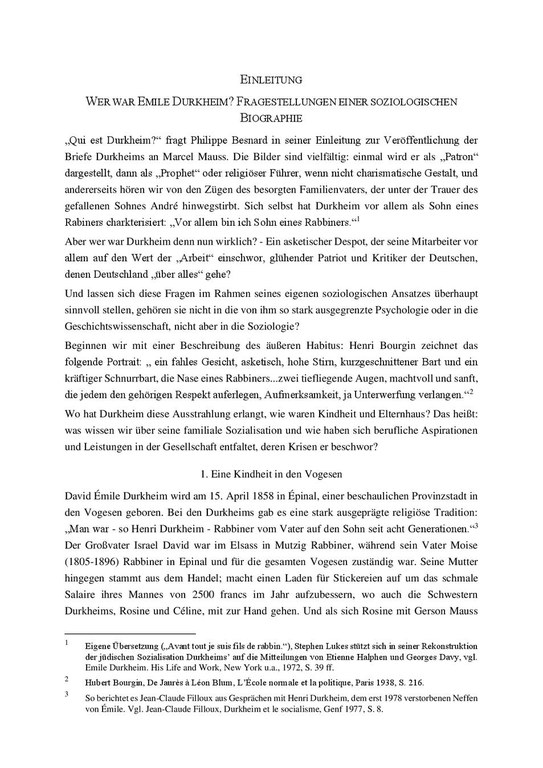 Werner Gephart Émile Durkheim. Fragestellungen einer soziologischen Biographie.pdf